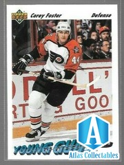 1991-92 Upper Deck Young Guns Corey Foster #591 Flyers